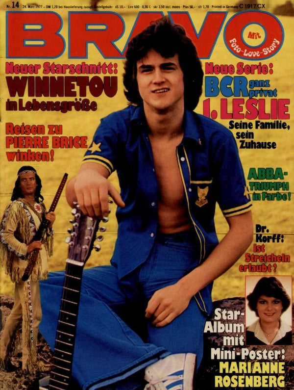 BRAVO Nr. 14 vom 24 mars 1977 – Titelseite: Leslie McKeown