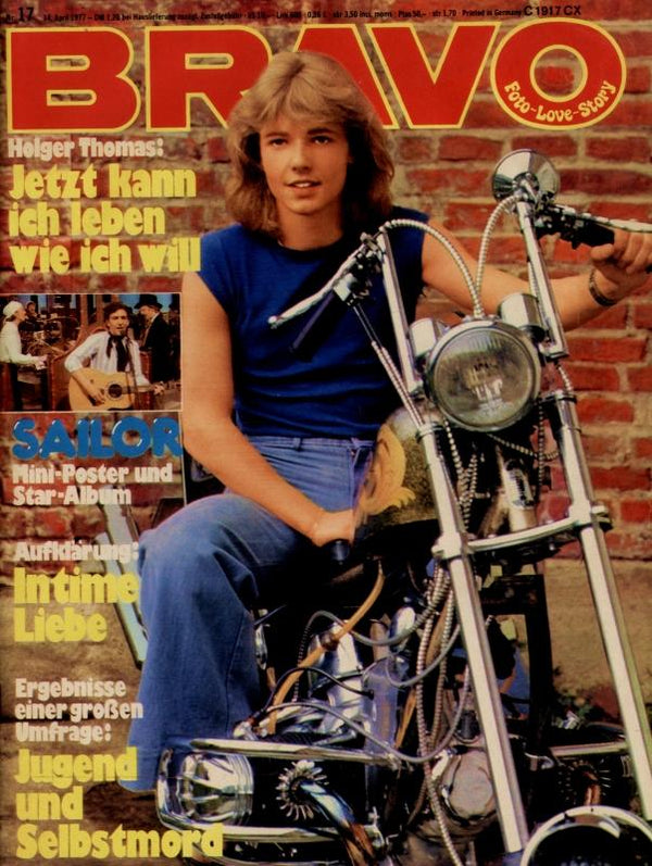 BRAVO Nr. 17 vom 14 avril 1977 – Titelseite: Holger Thomas
