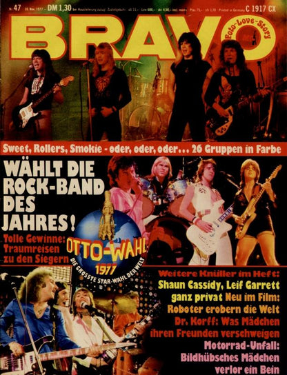 BRAVO Magazin - Alle Ausgaben von 1977 Nr. 47