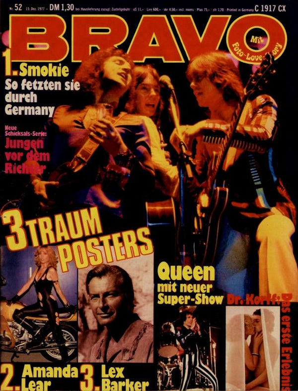 BRAVO Nr. 52 vom 15.12.1977 – Titelseite: Smokie