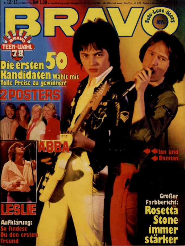 BRAVO Nr. 12/13 vom 23 mars 1978 – Titelseite: La pierre de Rosette