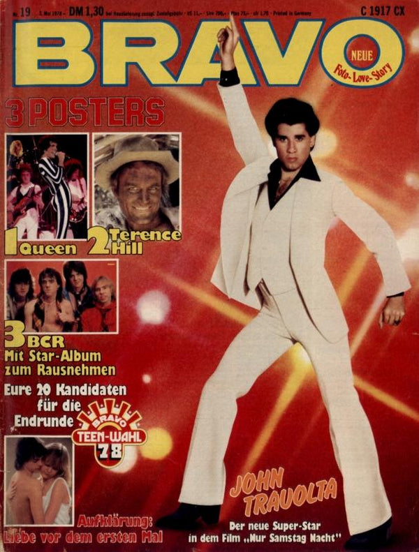 BRAVO Nr. 19 vom 03.05.1978 – Titelseite: John Travolta