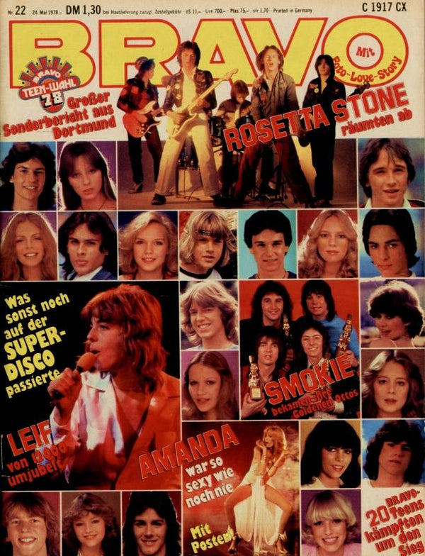 BRAVO Nr. 22 vom 24 mai 1978 – Titelseite: La pierre de Rosette, Plongeurs