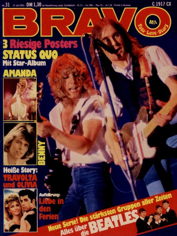 BRAVO Magazin - Alle Ausgaben von 1978 Nr. 31