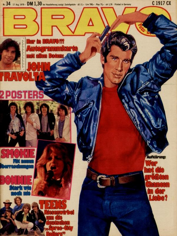 BRAVO Magazin - Alle Ausgaben von 1978 Nr. 34
