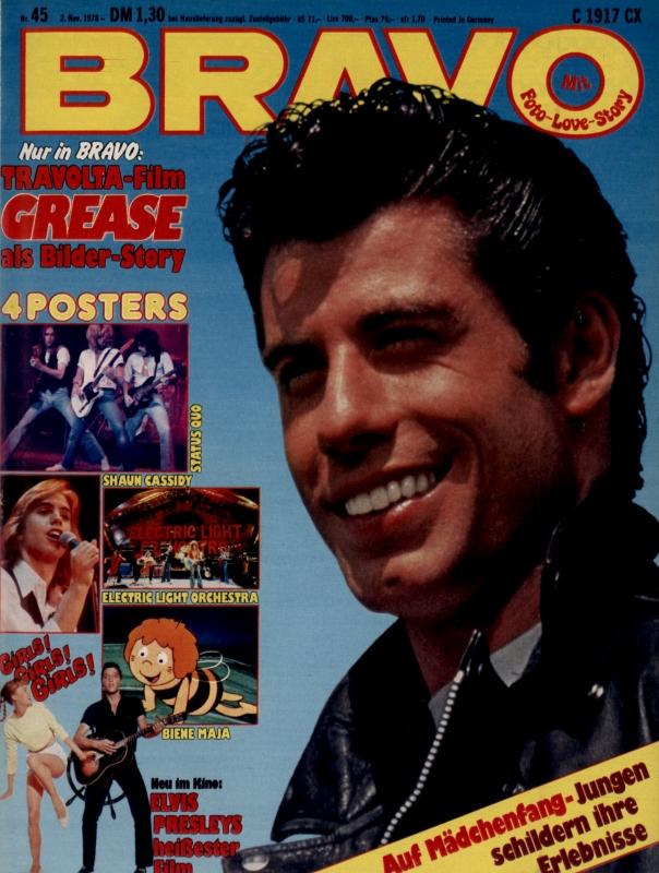 BRAVO Magazin - Alle Ausgaben von 1978 Nr. 45