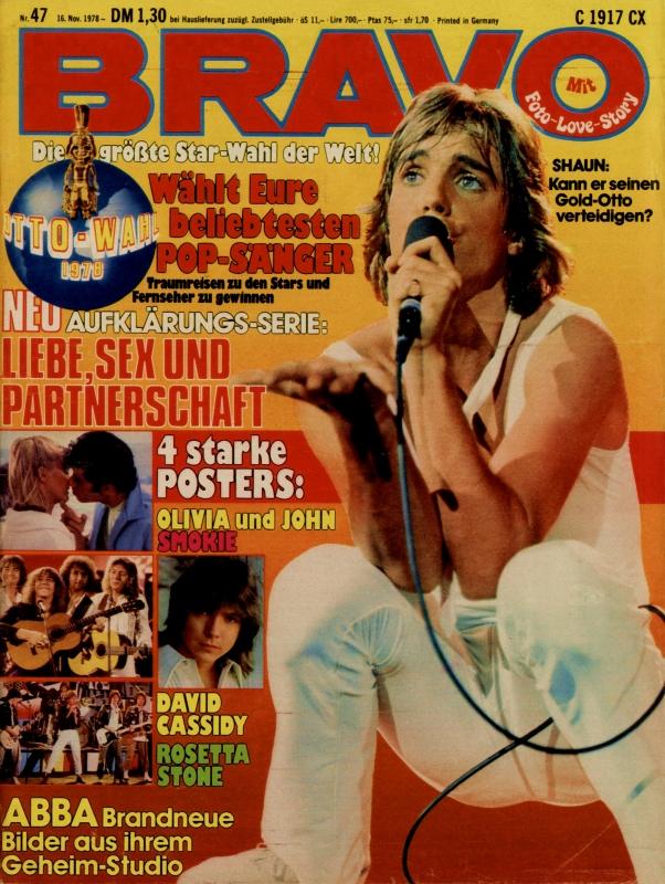 BRAVO Magazin - Alle Ausgaben von 1978 Nr. 47