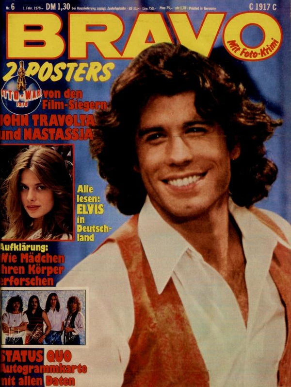 BRAVO Nr. 6 vom 01.02.1979 – Titelseite: John Travolta