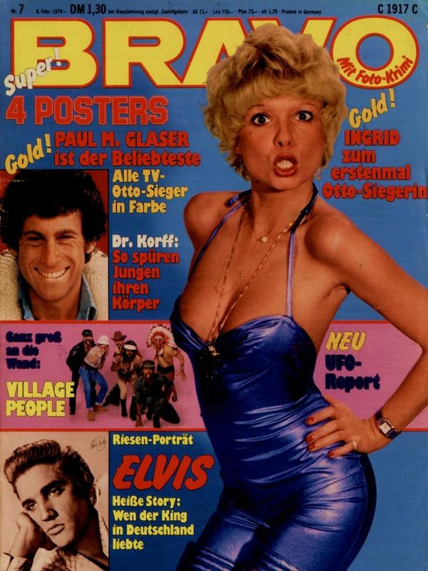 BRAVO Nr. 7 vom 8 février 1979 – Titelseite: Ingrid Steeger