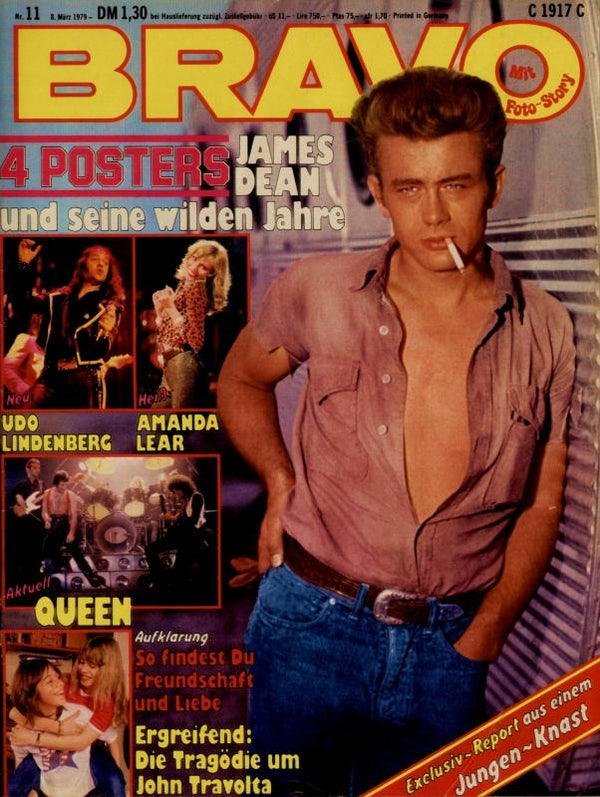 BRAVO Nr. 11 vom 8 mars 1979 – Titelseite: James Dean
