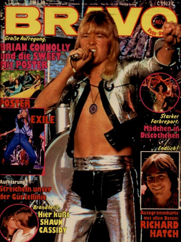 BRAVO Nr. 12 vom March 15, 1979 – Titelseite: Brian Connolly