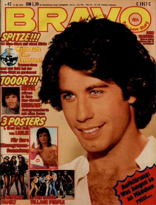 BRAVO Nr. 42 vom 11.10.1979 – Titelseite: John Travolta