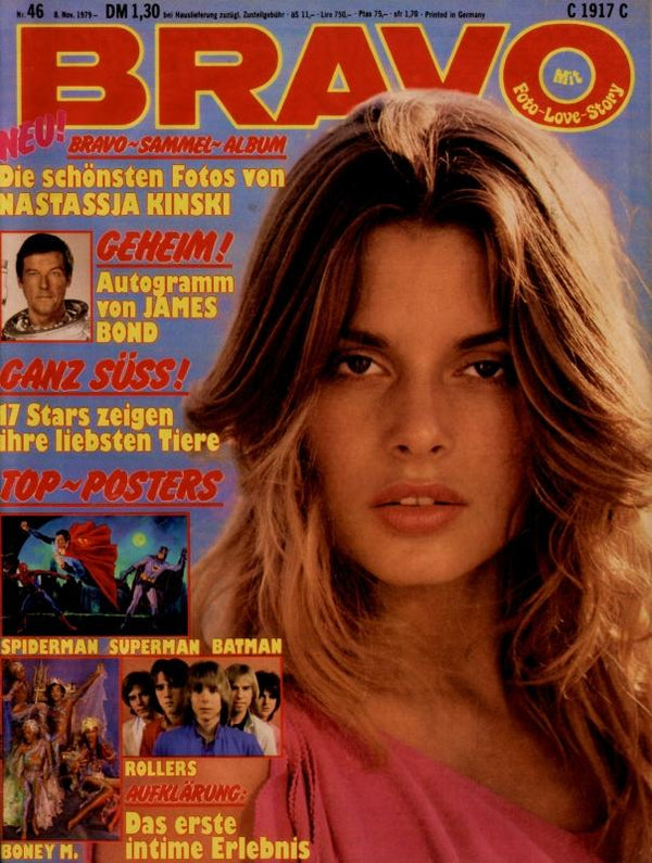 BRAVO Nr. 46 vom 08.11.1979 – Titelseite: Nastassja Kinski