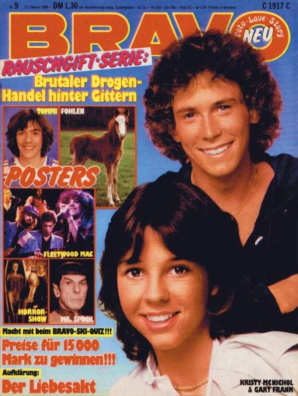 BRAVO Nr. 9 vom February 21, 1980 – Titelseite: Kristy McNichol