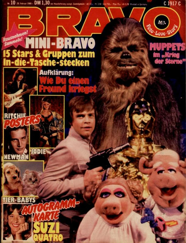 BRAVO Nr. 10 vom 28 février 1980 – Titelseite: Guerres des étoiles