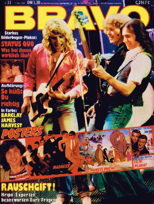 BRAVO Nr. 11 vom March 6, 1980 – Titelseite: status quo