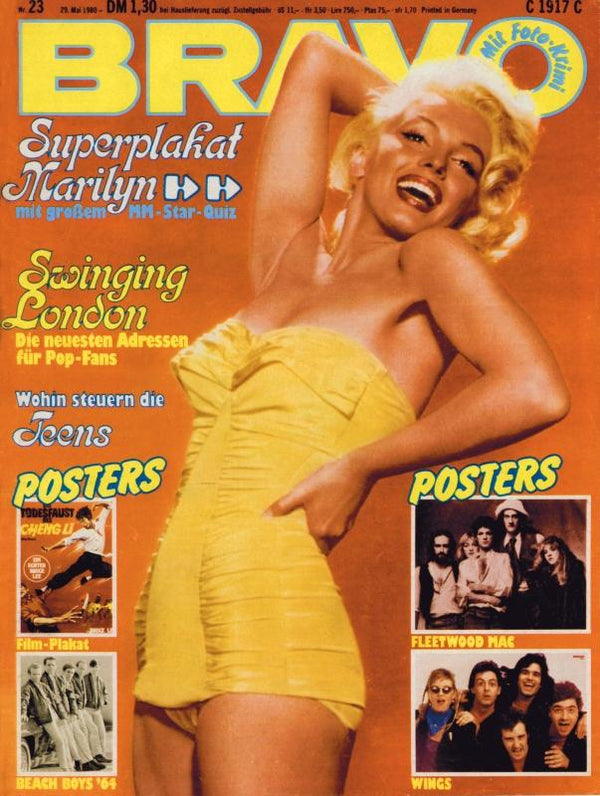 BRAVO Nr. 23 vom 29 mai 1980 – Titelseite: Marilyn Monroe