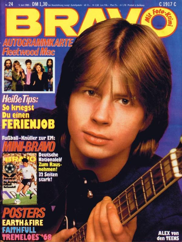 BRAVO Nr. 24 vom 5 juin 1980 – Titelseite: Alex Moebius
