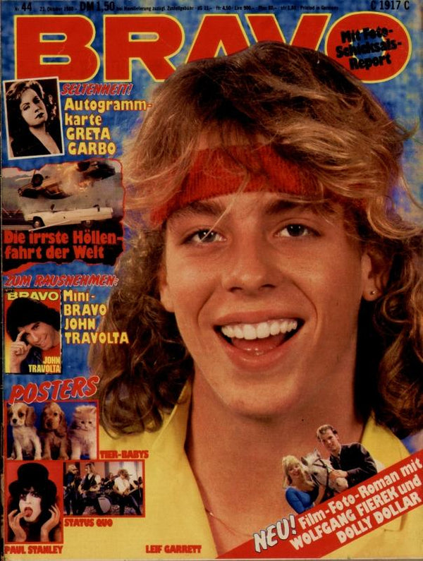 BRAVO Nr. 44 vom October 23, 1980 – Titelseite: Leif Garrett