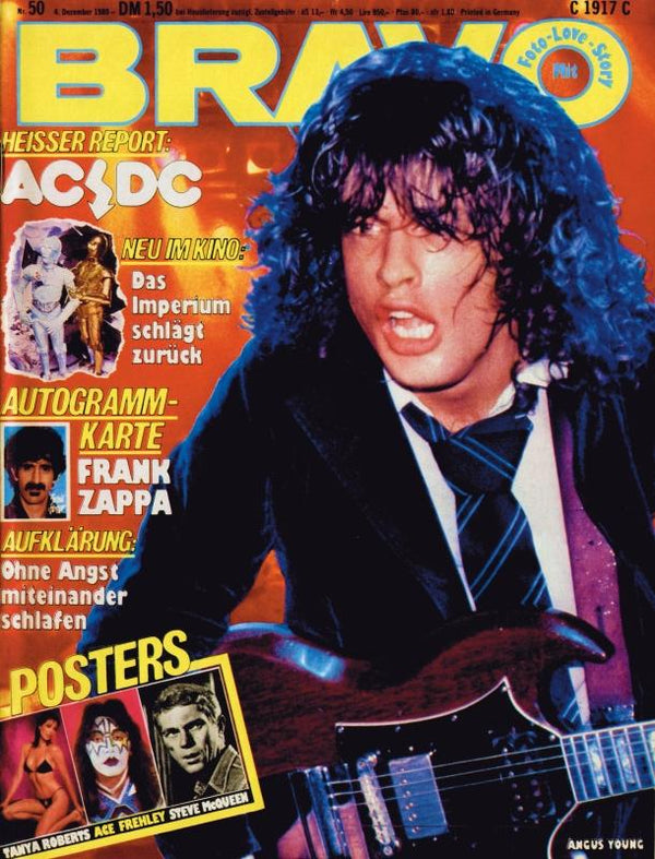 BRAVO Nr. 50 vom 4 décembre 1980 – Titelseite: Angus Young
