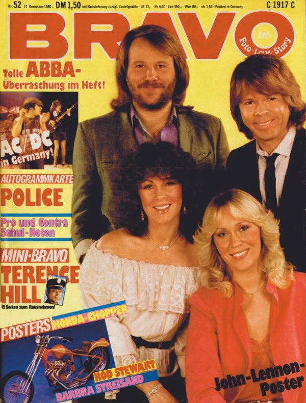 BRAVO Nr. 52 vom 17 décembre 1980 – Titelseite: ABBA