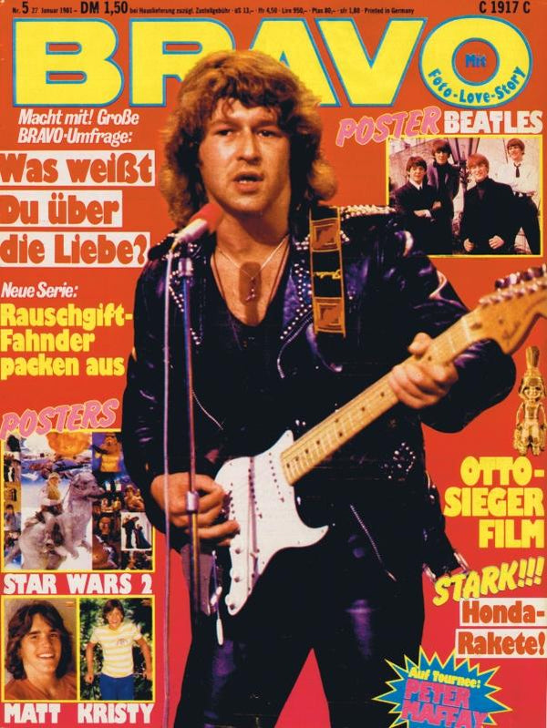 BRAVO Nr. 5 vom 22 janvier 1981 – Titelseite: Pierre Maffay