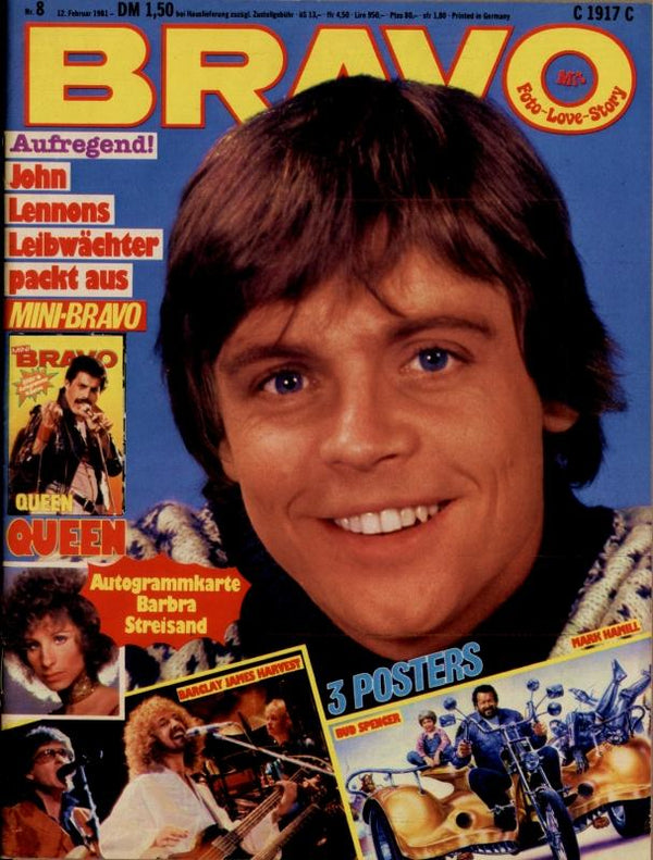 BRAVO Nr. 8 vom 12 février 1981 – Titelseite: Mark Hamill
