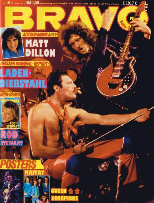BRAVO Nr. 10 vom 26 février 1981 – Titelseite: Reine