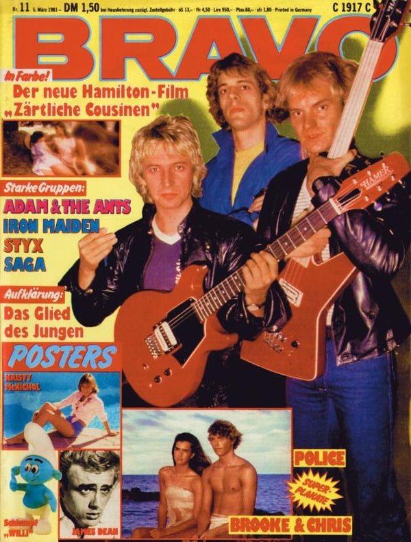 BRAVO Nr. 11 vom 5 mars 1981 – Titelseite: Police