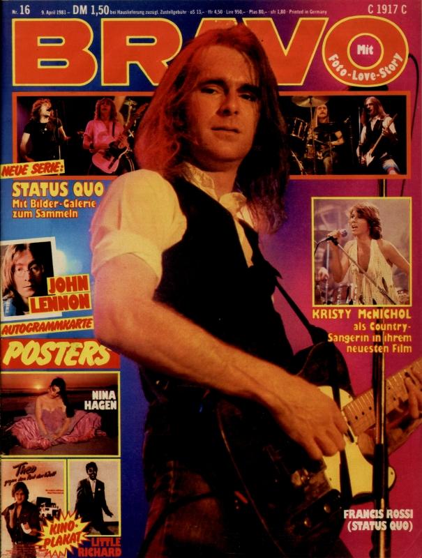 BRAVO Magazin - Alle Ausgaben von 1981 Nr. 16