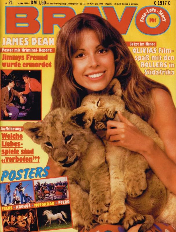 BRAVO Nr. 21 vom 14 mai 1981 – Titelseite: Olivia Pascal