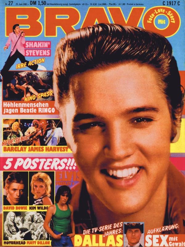 BRAVO Magazin - Alle Ausgaben von 1981 Nr. 27