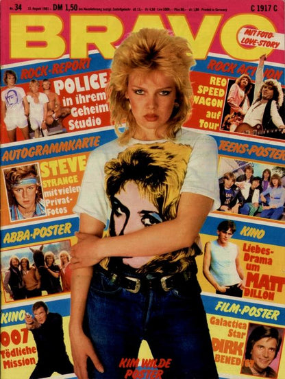 BRAVO Magazin - Alle Ausgaben von 1981 Nr. 34