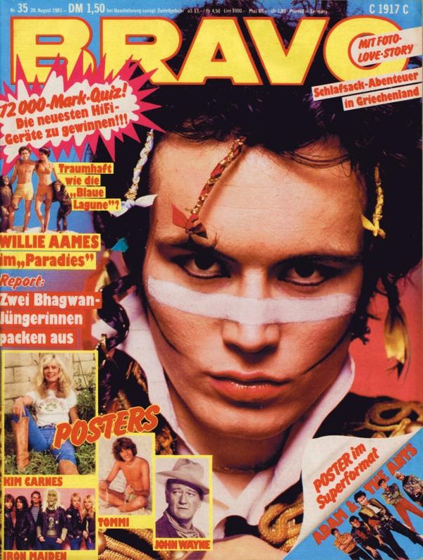 BRAVO Nr. 35 vom 20.08.1981 – Titelseite: Adam Ant