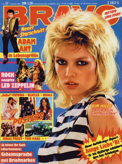 BRAVO Magazin - Alle Ausgaben von 1981 Nr. 37