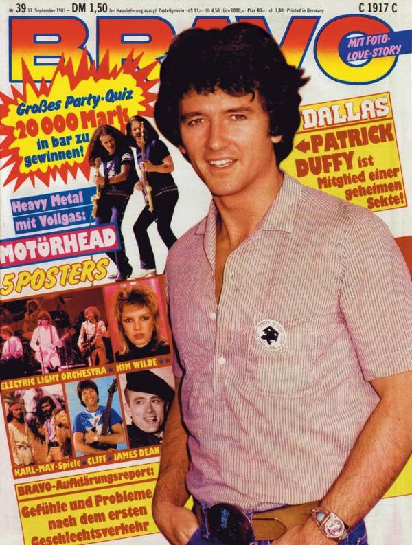 BRAVO Nr. 39 vom 17 septembre 1981 – Titelseite: Patrick Duffy