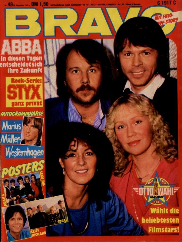 BRAVO Magazin - Alle Ausgaben von 1981 Nr. 48