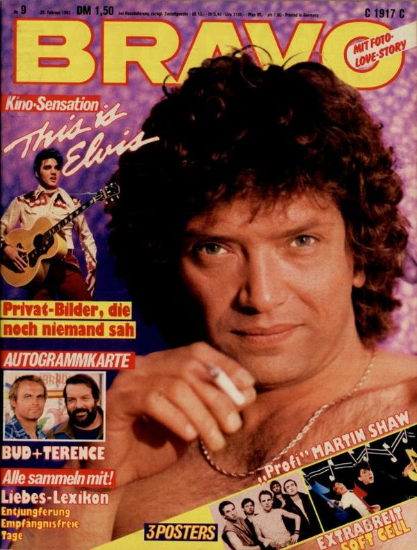 BRAVO Nr. 9 vom 25 février 1982 – Titelseite: Martin Shaw
