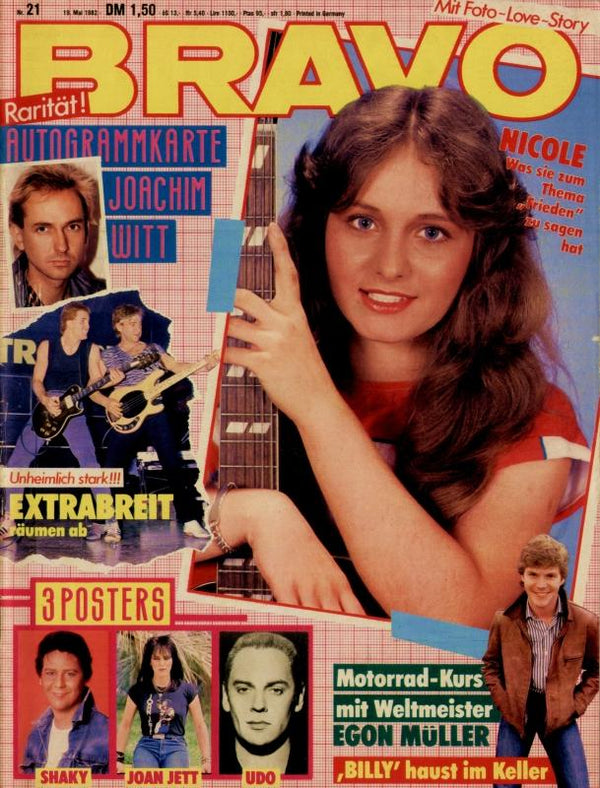 BRAVO Nr. 21 vom 19 mai 1982 – Titelseite: Nicole