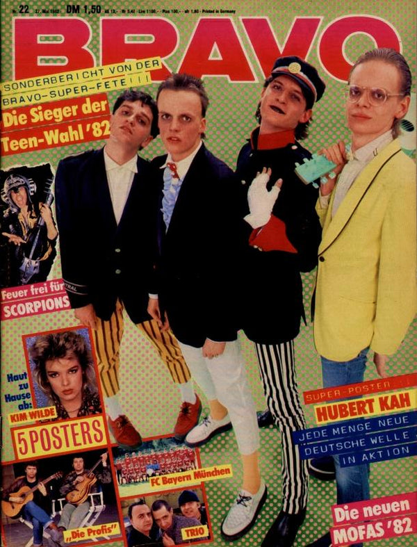 BRAVO Nr. 22 vom May 27, 1982 – Titelseite: Hubert Kah