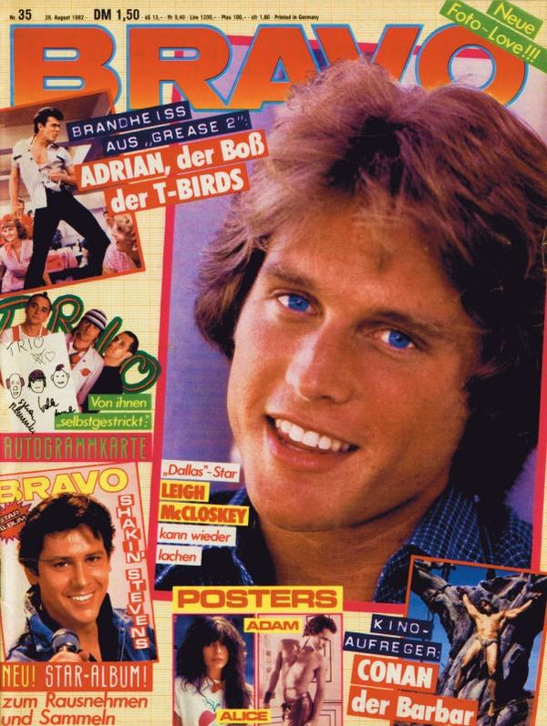 BRAVO Nr. 35 vom 26 août 1982 – Titelseite: Leigh McCluskey
