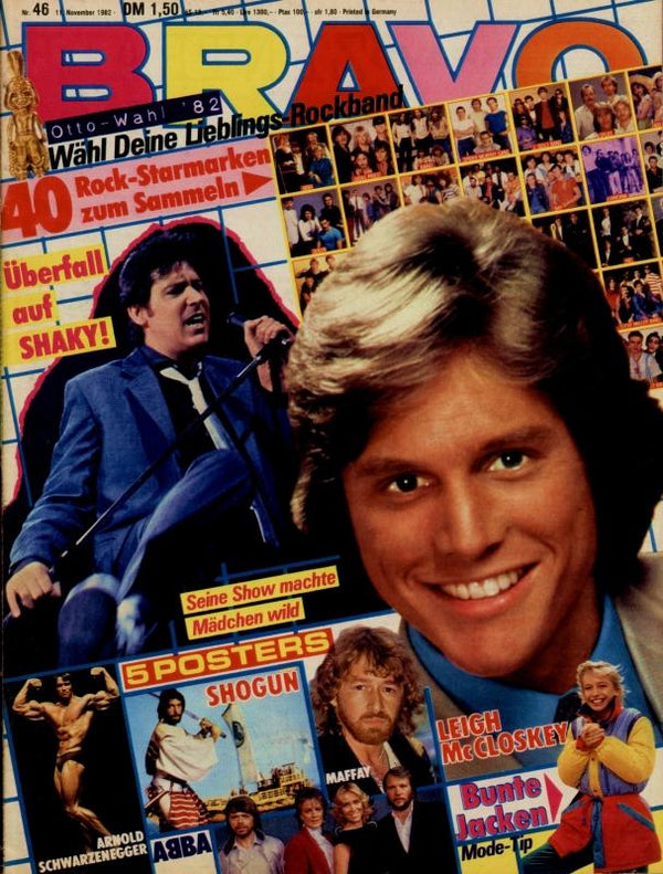 BRAVO Nr. 46 vom 11 novembre 1982 – Titelseite: Leigh McCluskey