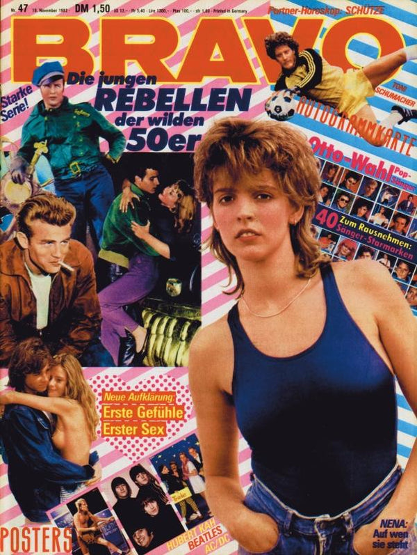 BRAVO Nr. 47 vom 18 novembre 1982 – Titelseite: Néna
