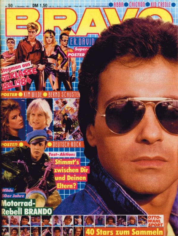BRAVO Nr. 50 vom 9 décembre 1982 – Titelseite: FR David