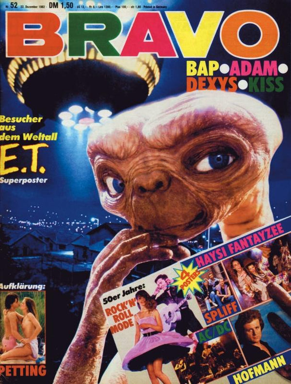 BRAVO Nr. 52 vom 22 décembre 1982 – Titelseite: ET