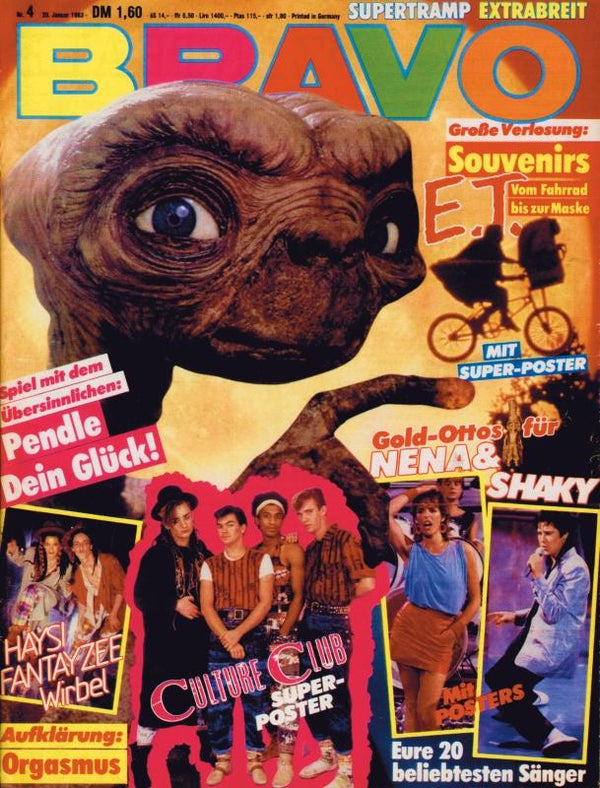 BRAVO Nr. 4 vom 20 janvier 1983 – Titelseite: ET