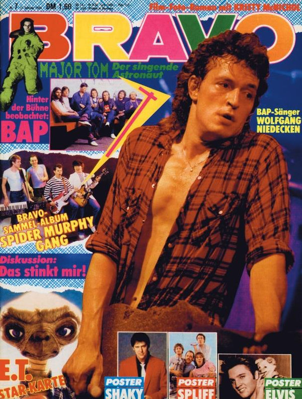 BRAVO Nr. 7 vom 10 février 1983 – Titelseite: Wolfgang Niedecken