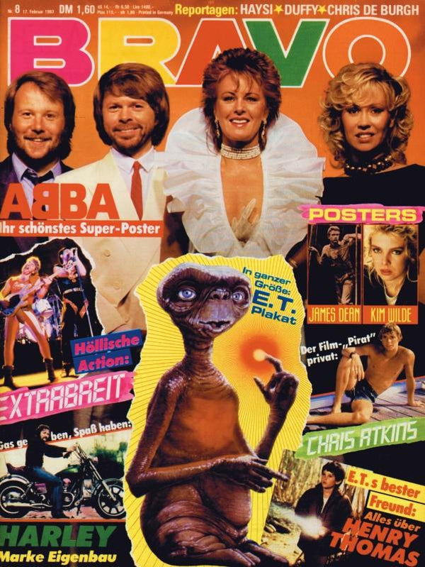 BRAVO Nr. 8 vom 17 février 1983 – Titelseite: ABBA