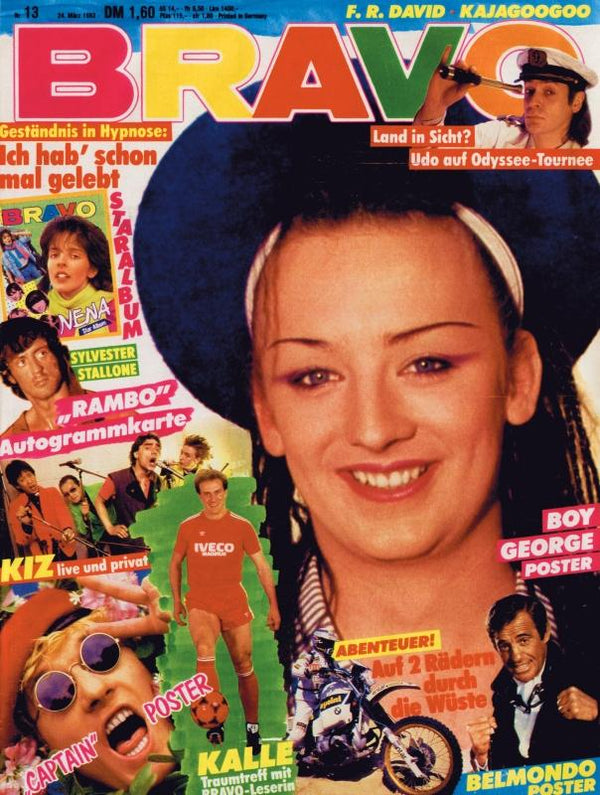 BRAVO Nr. 13 vom March 24, 1983 – Titelseite: Boy George