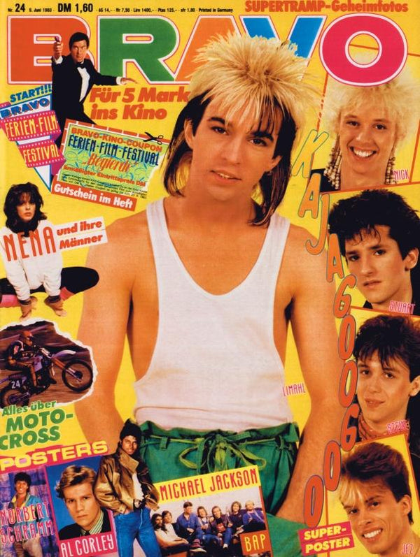 BRAVO Nr. 24 vom 9 juin 1983 – Titelseite: Limahl